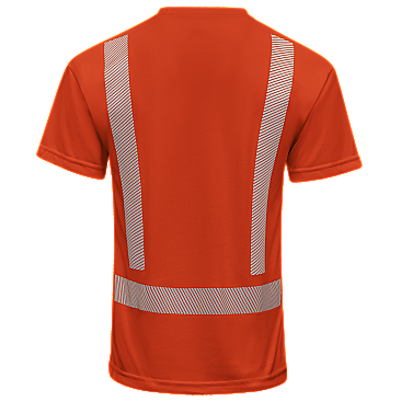 Red Kap Hi-Visibility Breathable Short Sleeve Pocket T-Shirt - Type R Class 2