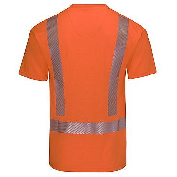Red Kap Hi-Visibility Short Sleeve Performance Core Tee, Type R, Class 2
