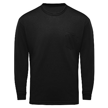 Red Kap Uniform Long Sleeve Pocket T-Shirt