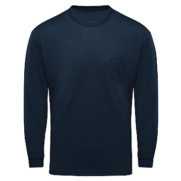 Red Kap Uniform Long Sleeve Pocket T-Shirt