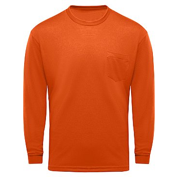 Red Kap Uniform Long Sleeve Pocket T-Shirt