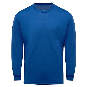 Red Kap Uniform Long Sleeve Pocket T-Shirt