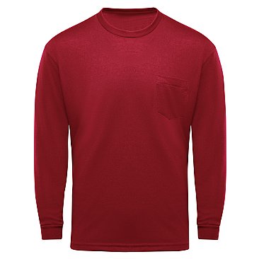 Red Kap Uniform Long Sleeve Pocket T-Shirt