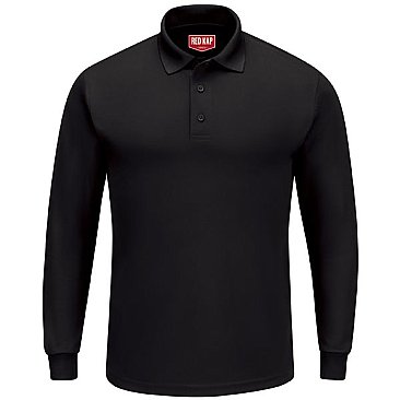 Red Kap Long Sleeve Solid Performance Polo