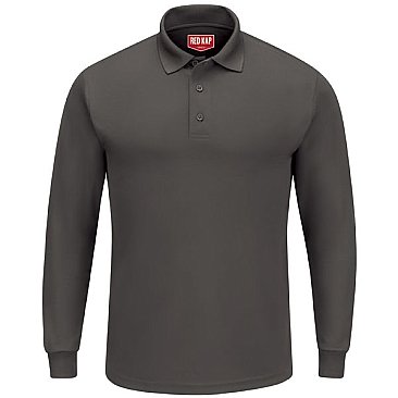 Red Kap Long Sleeve Solid Performance Polo