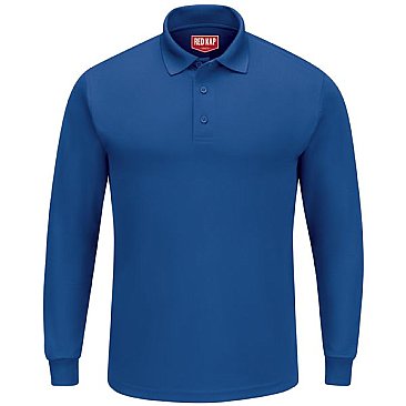 Red Kap Long Sleeve Solid Performance Polo- Long-Extended/Non Stock Size