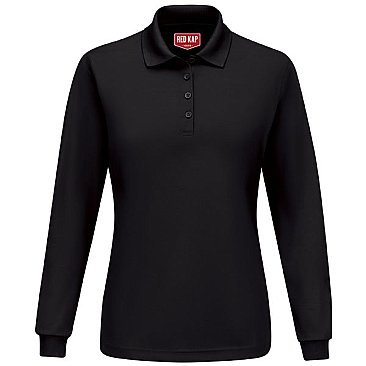 Red Kap Women's Long Sleeve Performance Knit ® Polo