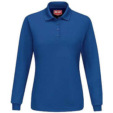 Red Kap Women's Long Sleeve Performance Knit ® Polo