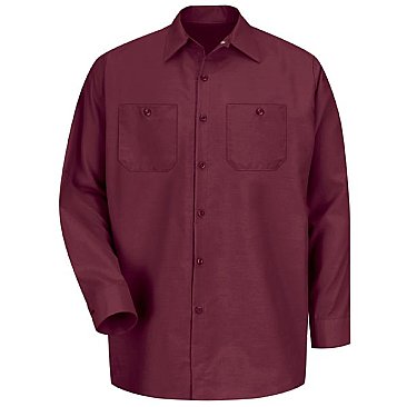 Red Kap Men's Industrial Long Sleeve Work Shirt