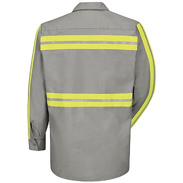 Red Kap Enhanced Visibility Industrial Work Shirt