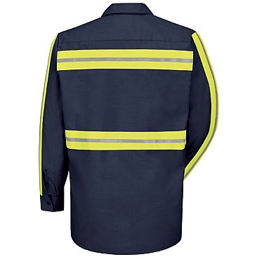 Red Kap Enhanced Visibility Industrial Work Shirt
