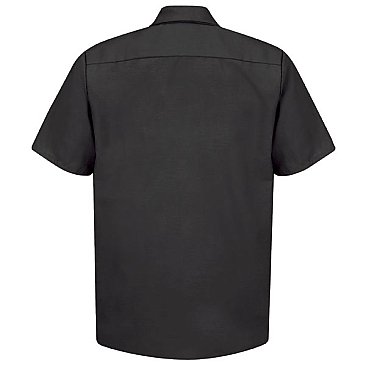 Red Kap Men's Industrial Short Sleeve Work Shirt