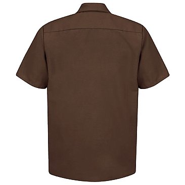 Red Kap Men's Industrial Short Sleeve Work Shirt