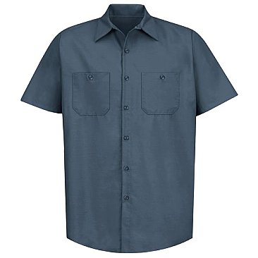 Red Kap Men's Industrial Short Sleeve Work Shirt
