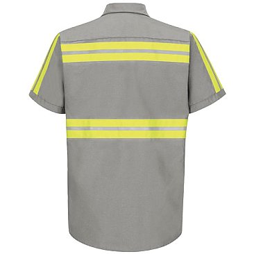 Red Kap Enhanced Visibility Industrial Work Shirt