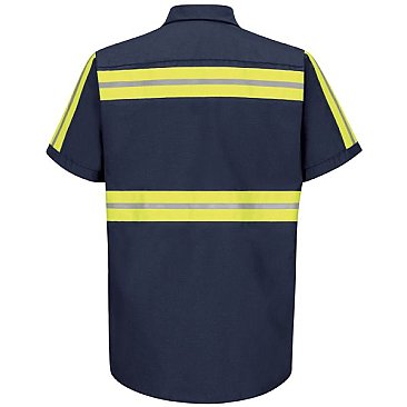 Red Kap Enhanced Visibility Industrial Work Shirt