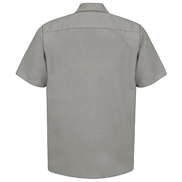 Red Kap Men's Industrial Short Sleeve Work Shirt