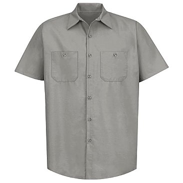 Red Kap Men's Industrial Short Sleeve Work Shirt