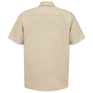 Red Kap Men's Industrial Short Sleeve Work Shirt