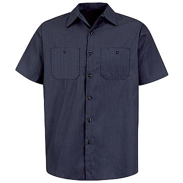 Red Kap Durastripe® Short Sleeve Work Shirt