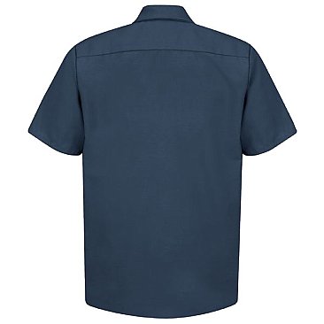 Red Kap Men's Industrial Short Sleeve Work Shirt