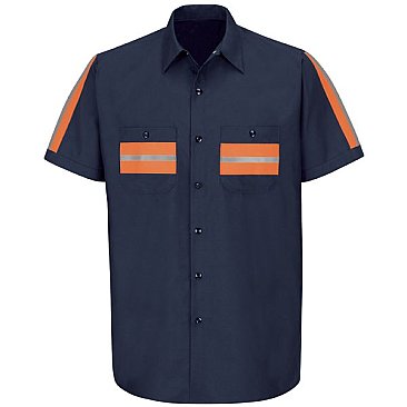 Red Kap Men's Enhanced Visibility Shirt