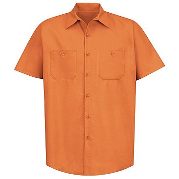 Red Kap Men's Industrial Short Sleeve Work Shirt