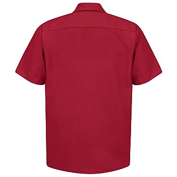 Red Kap Men's Industrial Short Sleeve Work Shirt