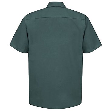 Red Kap Men's Industrial Short Sleeve Work Shirt