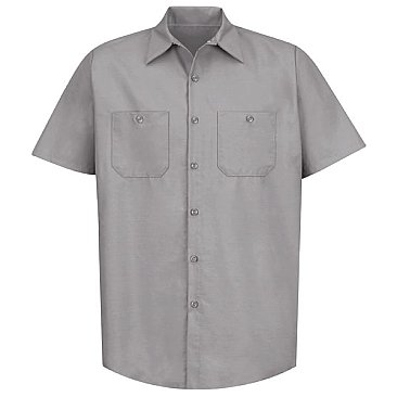 Red Kap Men's Industrial Short Sleeve Work Shirt