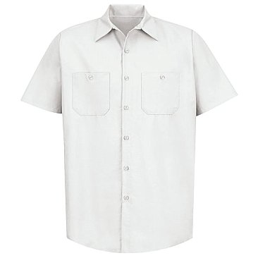 Red Kap Men's Industrial Short Sleeve Work Shirt