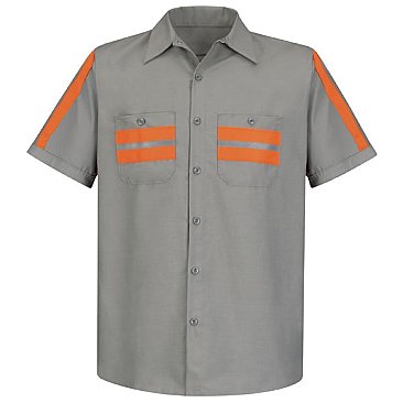 Red Kap Men's Enhanced Visibility Shirt