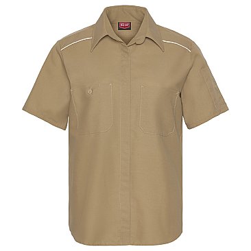 Red Kap Women's Short Sleeve Pro Airflow Work Shirt