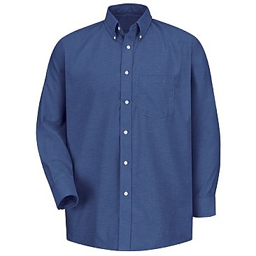 Red Kap Men's Executive Button-Down Long Sleeve Shirt