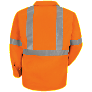 Red Kap Hi-Visibility Long Sleeve Shirt - Type R, Class 2