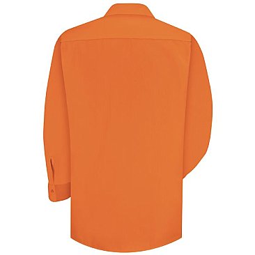 Red Kap Enhanced Visibility Long Sleeve Work Shirt