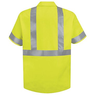 Red Kap Hi-Visibility Short Sleeve Shirt - Type R, Class 2