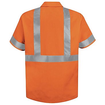 Red Kap Hi-Visibility Short Sleeve Shirt - Type R, Class 2