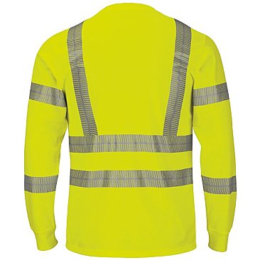 Red Kap Hi-Visibility Long Sleeve Work Shirt - Type R, Class 3