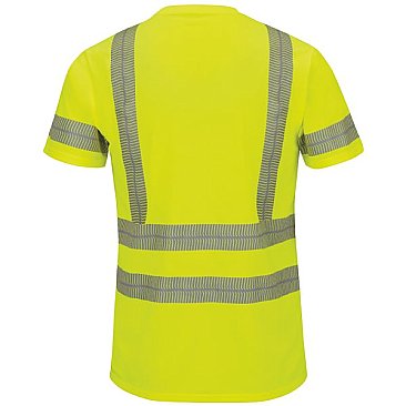 Red Kap Hi-Visibility Short Sleeve Work Shirt - Type R, Class 3