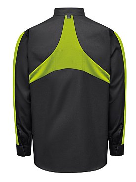 Red Kap Men's Long Sleeve Two-Tone Pro+ Work Shirt with OilBlok and MIMIX ®