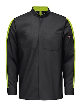 Red Kap Men's Long Sleeve Two-Tone Pro+ Work Shirt with OilBlok and MIMIX ®
