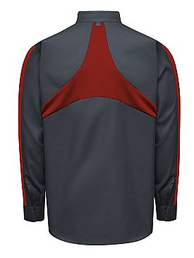 Red Kap Men's Long Sleeve Two-Tone Pro+ Work Shirt with OilBlok and MIMIX ®