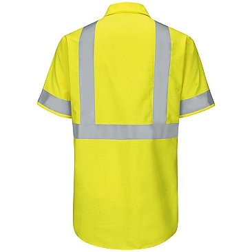 Red Kap Hi-Visibility Short Sleeve Color Block Work Shirt - Type R, Class 2