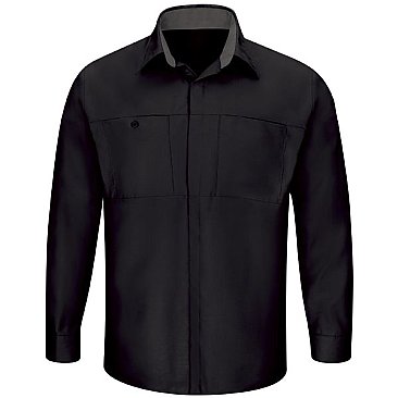 Men's Long Sleeve Performance Plus Shop Shirt W/Oil-Block Technology