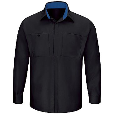 Men's Long Sleeve Performance Plus Shop Shirt W/Oil-Block Technology