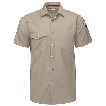 Men's Cooling Short Sleeve Work Shirt