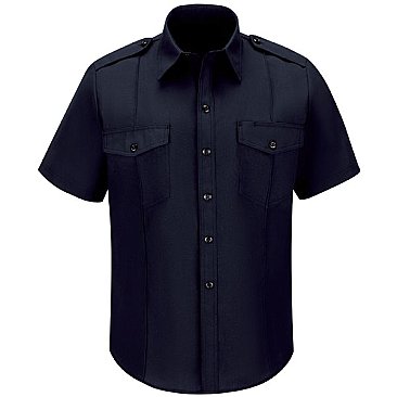 Workrite Short-Sleeve Fire Chief Shirts With Working Epaule