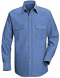 Red Kap Men's Western Style Shirt