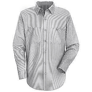 White/Charcoal Stripe